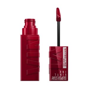 MAYBELLINE ESTUCHE MASCARA FALSIES SURREAL WTP/LABIAL SUPERSTAY VINYL INK 55 ROYAL - Imagen 3