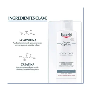 Eucerin Shampoo Dermo Capillaire Revitalizante Anticaída 250 ml - Imagen 3