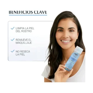 Eucerin Dermatoclean Loción Micelar Facial 3 en 1 200 ml - Imagen 4