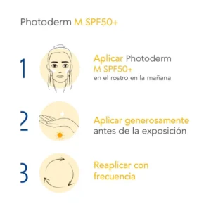 BIODERMA PHOTODERM BLOQUEADOR FACIAL CREMA FPS 50 X 40 ML M TONO DORADO - Imagen 2