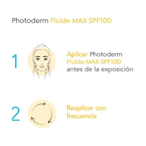 BIODERMA PHOTODERM BLOQUEADOR FACIAL CREM CON COLOR SPF 100 X 40 ML FLUIDE MAX TONO CLARO - Imagen 3