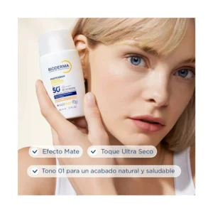 BIODERMA PHOTODERM BLOQUEADOR FACIAL CREMA SIN COLOR SPF 50+ X 40 ML XDEFENSE ULTRA-FLUID - Imagen 3