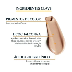 EUCERIN BLOQUEADOR FACIAL GEL CON COLOR FPS 50 X 50 ML OIL CONTROL TOQUE SECO TONO MEDIO - Imagen 2