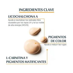 EUCERIN BLOQUEADOR FACIAL GEL CON COLOR FPS 50 X 50 ML TOQUE SECO TONO CLARO - Imagen 2