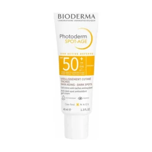 BIODERMA PHOTODERM BLOQUEADOR FACIAL CREMA SPF 50 X 40 ML SPOT-AGE ANTIMANCHAS - Imagen 1