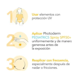 Bioderma Fotoprotector Photoderm Pediatrics Spray SPF50+ 200 ml - Imagen 3