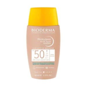 BIODERMA PHOTODERM BLOQUEADOR FACIAL CREMA CON COLOR SPF 50 X 40 ML NUDE TOUCH TONO DORADO - Imagen 1