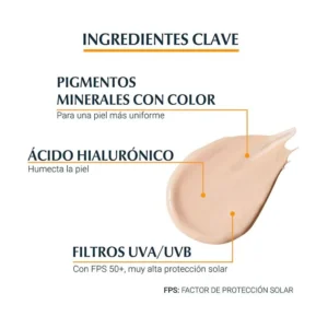 EUCERIN BLOQUEADOR FACIAL CON COLOR FPS 50 X 50 ML PHOTOAGING CONTROL ANTI-EDAD TONO MEDIO - Imagen 2