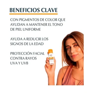 EUCERIN BLOQUEADOR FACIAL CON COLOR FPS 50 X 50 ML PHOTOAGING CONTROL ANTI-EDAD TONO MEDIO - Imagen 4