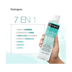 NEUTROGENA AGUA MICELAR X 400 PURIFIED SKIN 7 EN 1 - Imagen 2