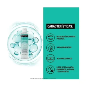 NEUTROGENA AGUA MICELAR X 400 PURIFIED SKIN 7 EN 1 - Imagen 4