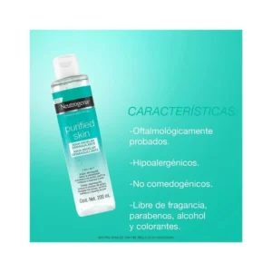 NEUTROGENA AGUA MICELAR X 200 ML PURIFIED SKIN - Imagen 2