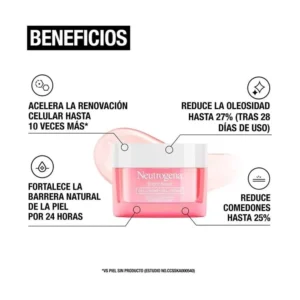 NEUTROGENA GEL CREMA X 50 G BRIGHT BOOST NOCHE (ROSADO) - Imagen 5