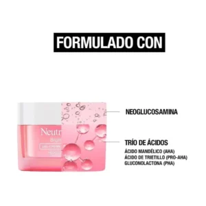 NEUTROGENA GEL CREMA X 50 G BRIGHT BOOST NOCHE (ROSADO) - Imagen 7