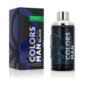 BENETTON ESTUCHE COLORS EDT 100 ML/DEO SPRAY 150 ML BLACK - Imagen 2
