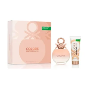 BENETTON ESTUCHE EDT 80 ML/CR CORPORAL 75 ML ROSE INTENSO - Imagen 1