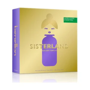 BENETTON ESTUCHE SISTERLAND EDT 80 ML/CR CORPORAL 75 ML GOLDEN VAINILLA - Imagen 2