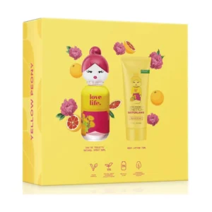 BENETTON ESTUCHE SISTERLAND EDT 80 ML/CR CORPORAL 75 ML YELLOW PEONY - Imagen 2