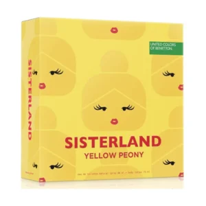 BENETTON ESTUCHE SISTERLAND EDT 80 ML/CR CORPORAL 75 ML YELLOW PEONY - Imagen 3