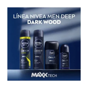 NIVEA DESODORANTE BARRA X 54 G DEEP DARKWOOD - Imagen 3