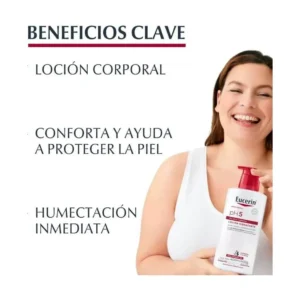 Eucerin Loción Hidratante pH5 Piel Seca y Sensible 400 ml - Imagen 3