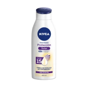 NIVEA BODY CREMA X 400 ML PROTECCION SOLAR  FPS15 - Imagen 1