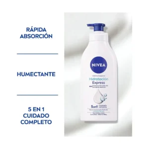 NIVEA BODY CREMA X 1000 LT EXPRESS HYDRATION  5EN1 - Imagen 2