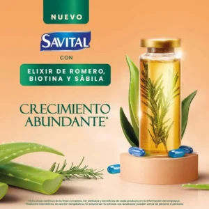 SAVITAL ACONDIC. X 490 ML ELIXIR DE ROMERO BIOTINA Y SABILA - Imagen 4