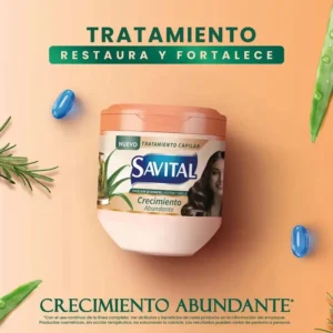SAVITAL TRATAMIENTO X 425 ML ELIXIR DE ROMERO BIOTINA Y SABILA - Imagen 2