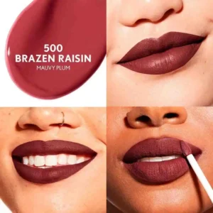 COVER GIRL LABIAL LIQUIDO FOREVER VELVET PIGMENT 500 BRAZEN RAISIN - Imagen 2