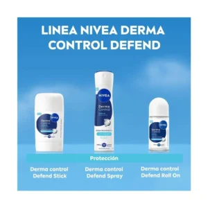 NIVEA DESODORANTE SPRAY X 150 ML DERMO CONTROL DEFEND PRO-VITAMINA B5 - Imagen 4