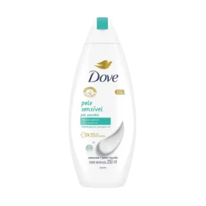DOVE JABON LIQUIDO CORP X 250 ML PIEL SENSIBLE - Imagen 1