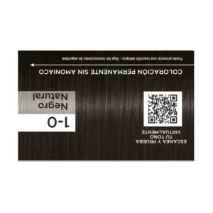 Palette Naturals Tinte Kit 1-0 Negro Natural - Imagen 5