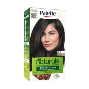 PALETTE NATURALS TINTE KIT 1-0 NEGRO NATURAL - Imagen 7