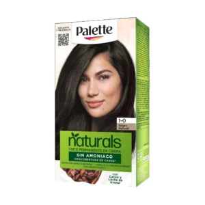 Palette Naturals Tinte Kit 1-0 Negro Natural - Imagen 8