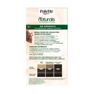 Palette Naturals Tinte Kit 3-1 Negro Espresso - Imagen 2