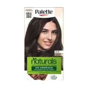 Palette Naturals Tinte Kit 3-0 Castaño Oscuro - Imagen 1