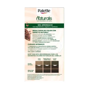 Palette Naturals Tinte Kit 5-0 Castaño Claro - Imagen 2
