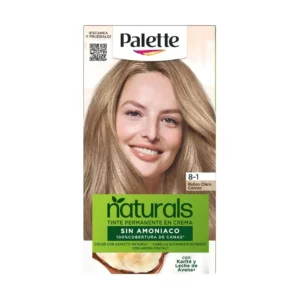 PALETTE NATURALS TINTE KIT 8-1 RUBIO CLARO CENIZO - Imagen 1