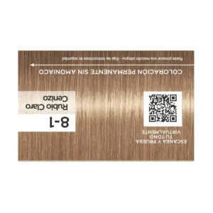 Palette Naturals Tinte Kit 8-1 Rubio Claro Cenizo - Imagen 5