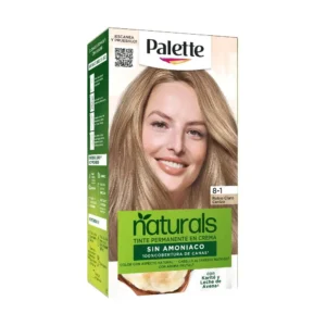 PALETTE NATURALS TINTE KIT 8-1 RUBIO CLARO CENIZO - Imagen 7