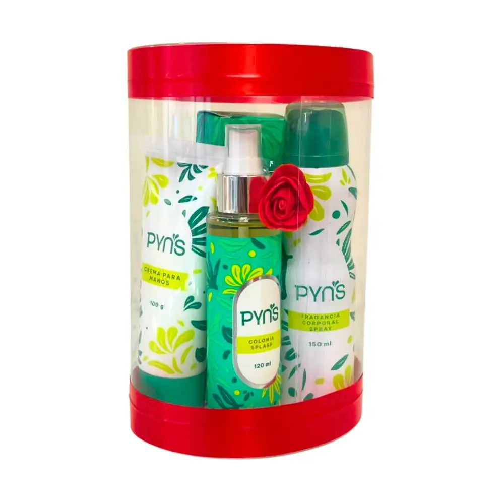 PYNS ARREGLO COLONIA X 120 ML / CR MANOS 100 G / EXFOLIANTE MANOS 100 G / BODY SPRAY 100 ML
