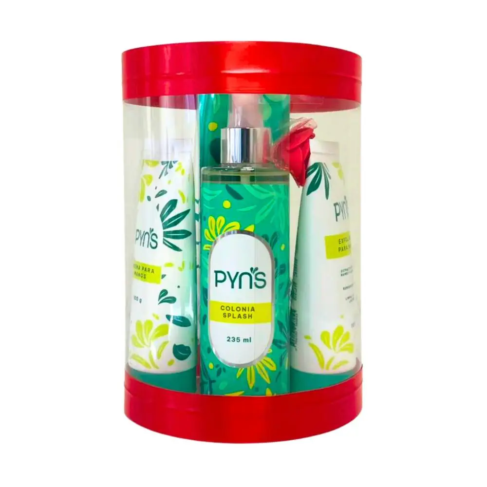 PYNS ARREGLO COLONIA X 235 ML /CR MANOS 100 G / EXFOLIANTE  DE MANOS 100 G